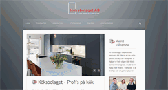 Desktop Screenshot of koksbolaget.se